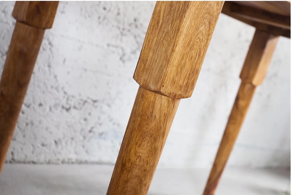 Birou din lemn de trandafir Sheesham Honey, Hemingway 90cm