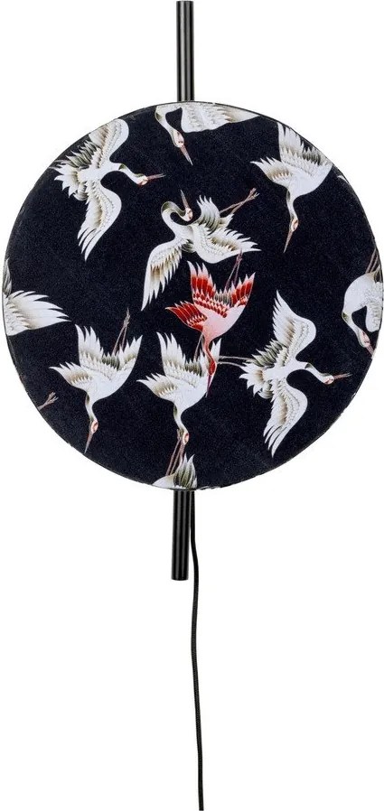 Aplică de perete neagră Jaylee – White Label