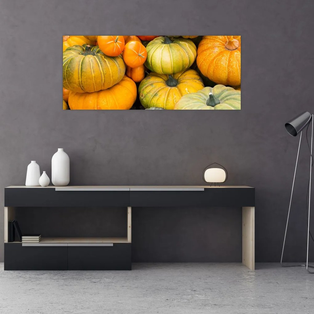 Tablou - Dovleac de toamnă (120x50 cm)