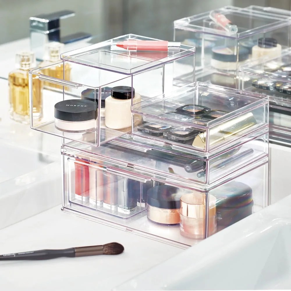 Organizator de baie Crystalline – iDesign/The Home Edit