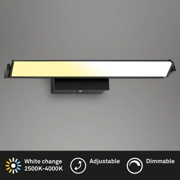Aplică LED dimabilă Brilo LED/18W/230V 2700-4000K negru