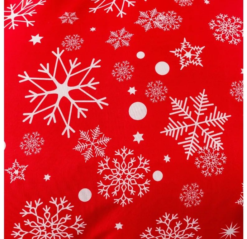 Lenjerie de pat din microfibra SNOWFALL rosu Dimensiune lenjerie de pat: 70 x 90 cm | 140 x 200 cm