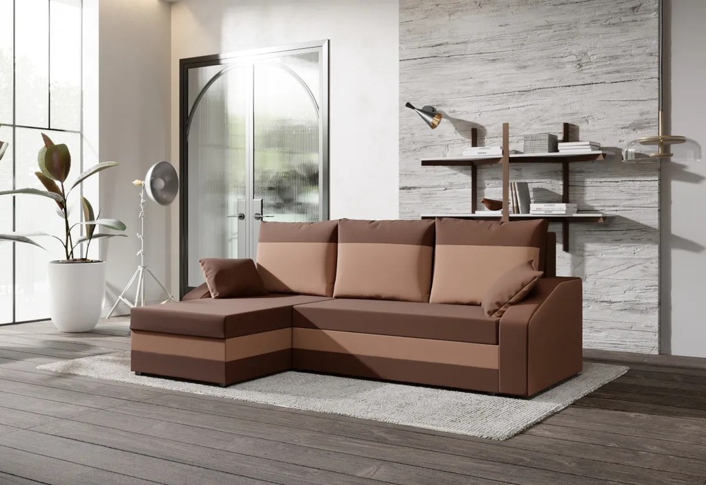 Supermobel Colțar extensibil WELDA, 230x75x140, haiti 17/haiti 18