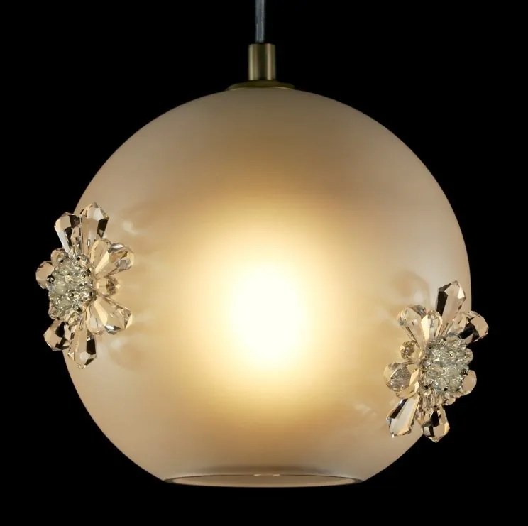 Lustra LUX decorativ fulgi de zapada din cristal SNOWFLAKE 02B-SB