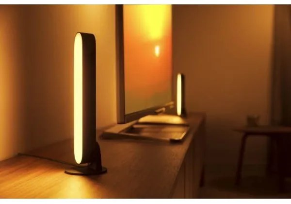 Set de extensie lampă de masă LED RGB dimabilă Hue PLAY AMBIANCE LED/6W/230V neagră Philips