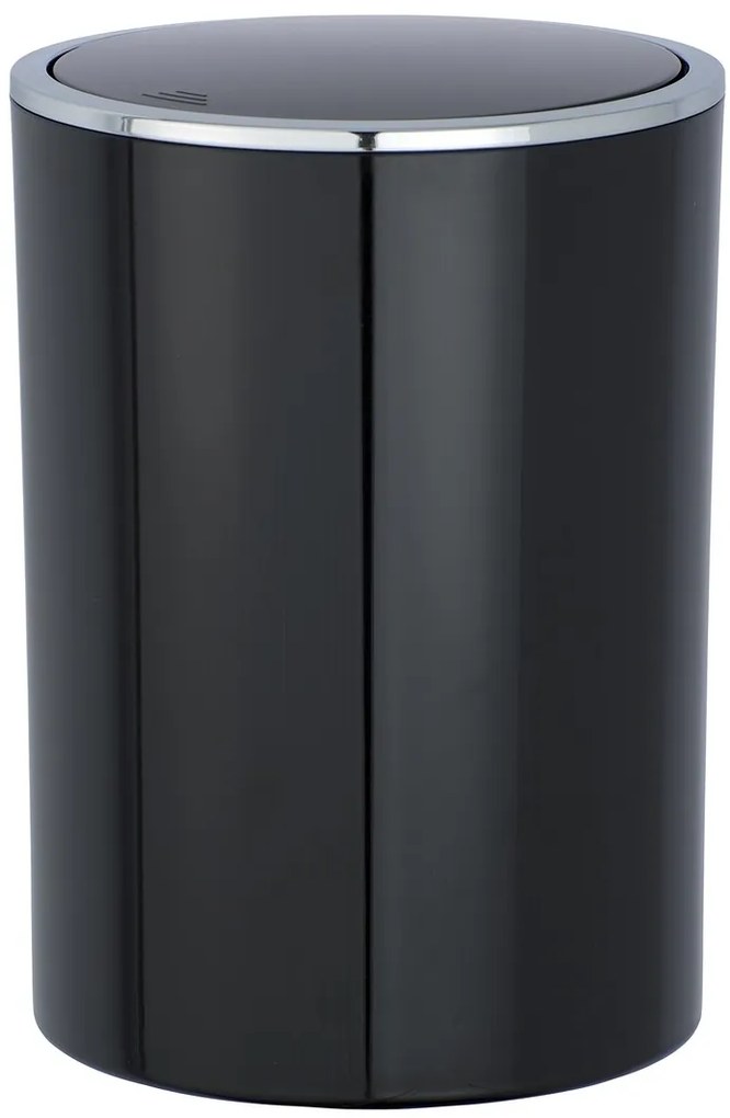 Cos de gunoi, Wenko, Inca, 5 L, 18.5 x 25.5 cm, plastic, negru