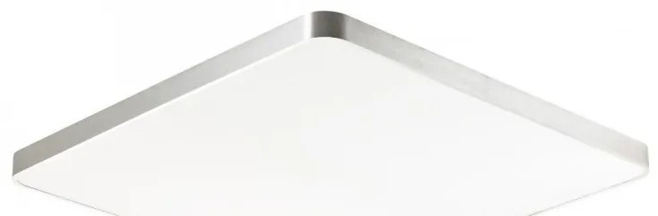 Plafoniera LED moderna SIERRA argintiu, 80x80cm