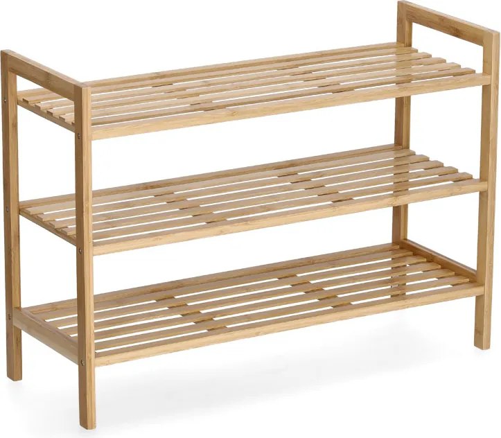 Raft din bambus pentru pantofi, 70 x 26 x 50 cm