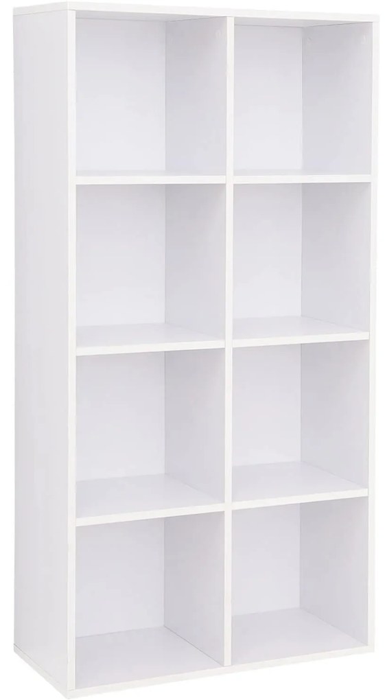 Raft pentru depozitare cu 8 cuburi 65,5 x 30 x 129,5 cm | VASAGLE