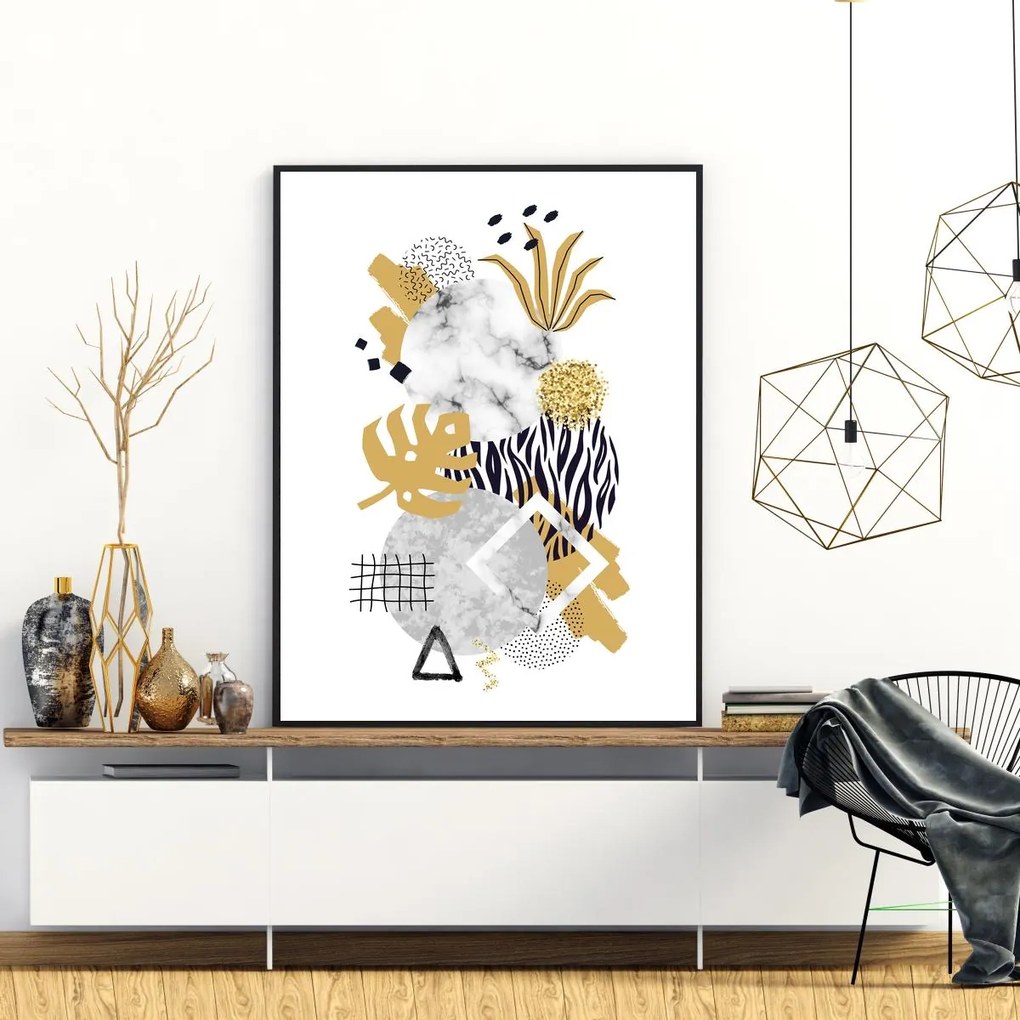 Poster - Marble Wild (A4)