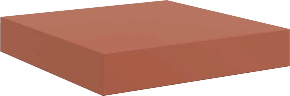 vidaXL Raft de perete 4 pcs Roșu 23 x 23,5 x 4 cm Lemn compozit