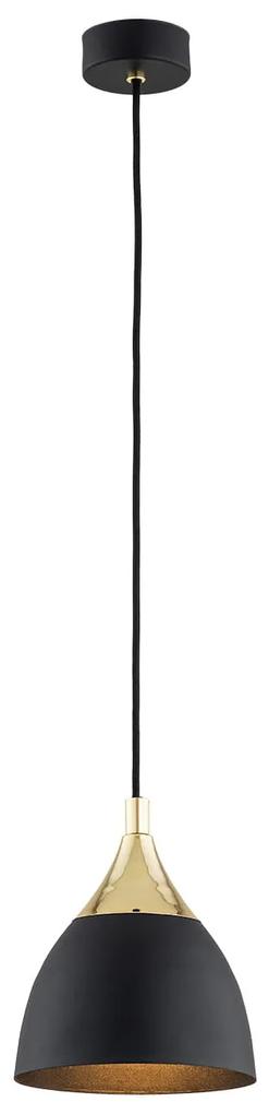 Pendul design modern MURANO negru