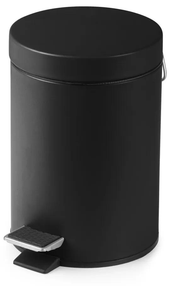Coș de gunoi cu pedală Compactor Grena, 3 l, negru