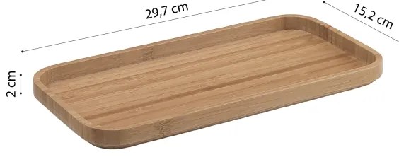 Tavă pentru baie Gedy NINFEA bambus