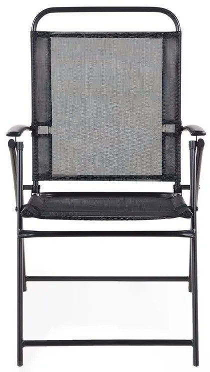 Set de masă pentru grădină Love (negru) (6 scaune). 1011670