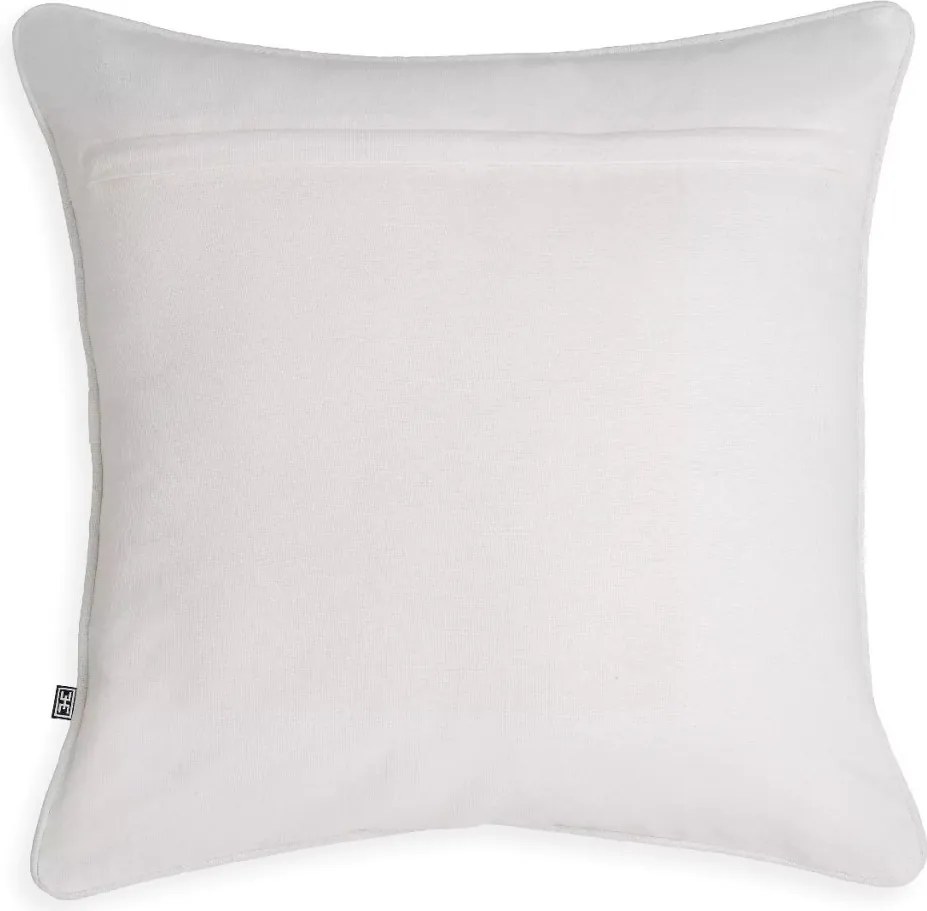 Perna decorativa design LUX Ribeira 50x50cm, bej/ alb