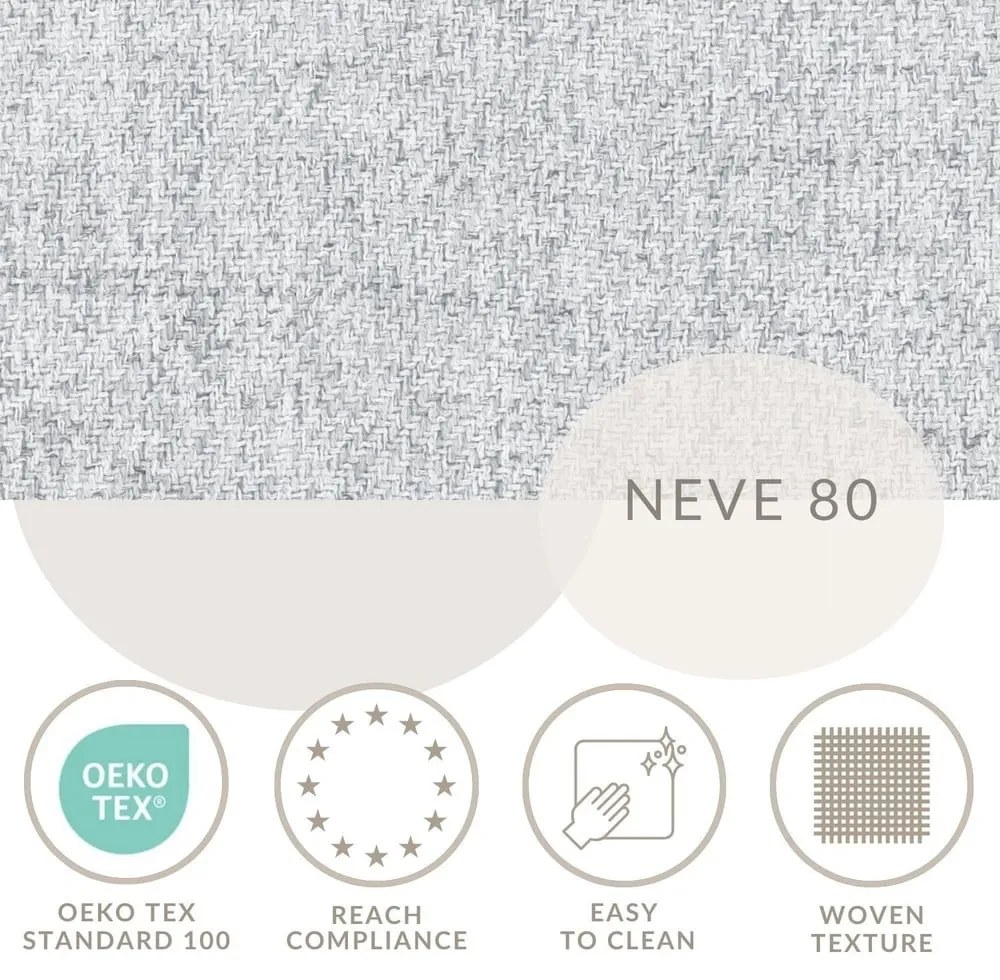 Pat matrimonial gri deschis tapițat cu spațiu de depozitare cu somieră 180x200 cm Baleine – Maison de Rêve