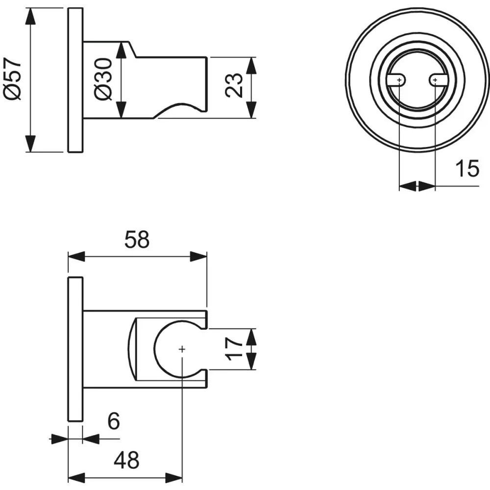 Suport para dus Ideal Standard Multisuite auriu periat Auriu periat