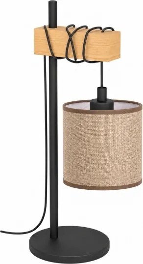 BRILAGI - Lampă de masă NUBILA 1xE27/40W/230V maro/negru