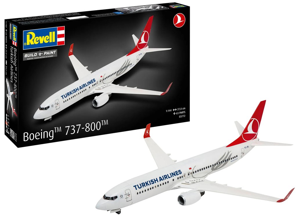 AEROMODEL BOEING 737-800 TURKISH AIRLINES - REVELL (RV03772)