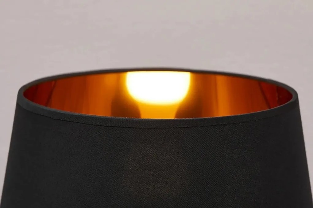 Lampa decorativa, Cal, Negru, BLACK BEAUTY 75cm