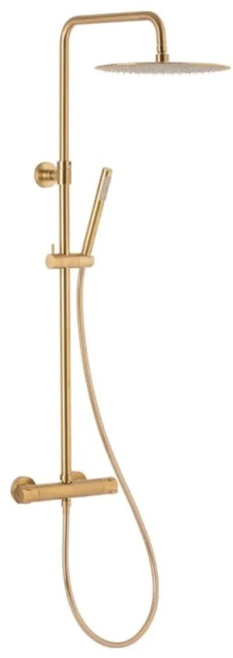 KFA Armatura 5736-920-31 - Set duș MOZA cu baterie termostatică aurie