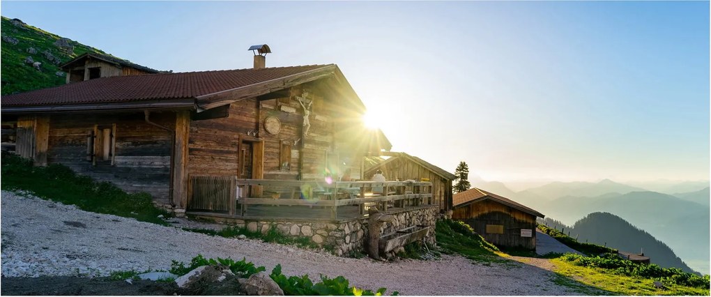 Tablou - Dimineața în Alpi Tirol (120x50 cm)