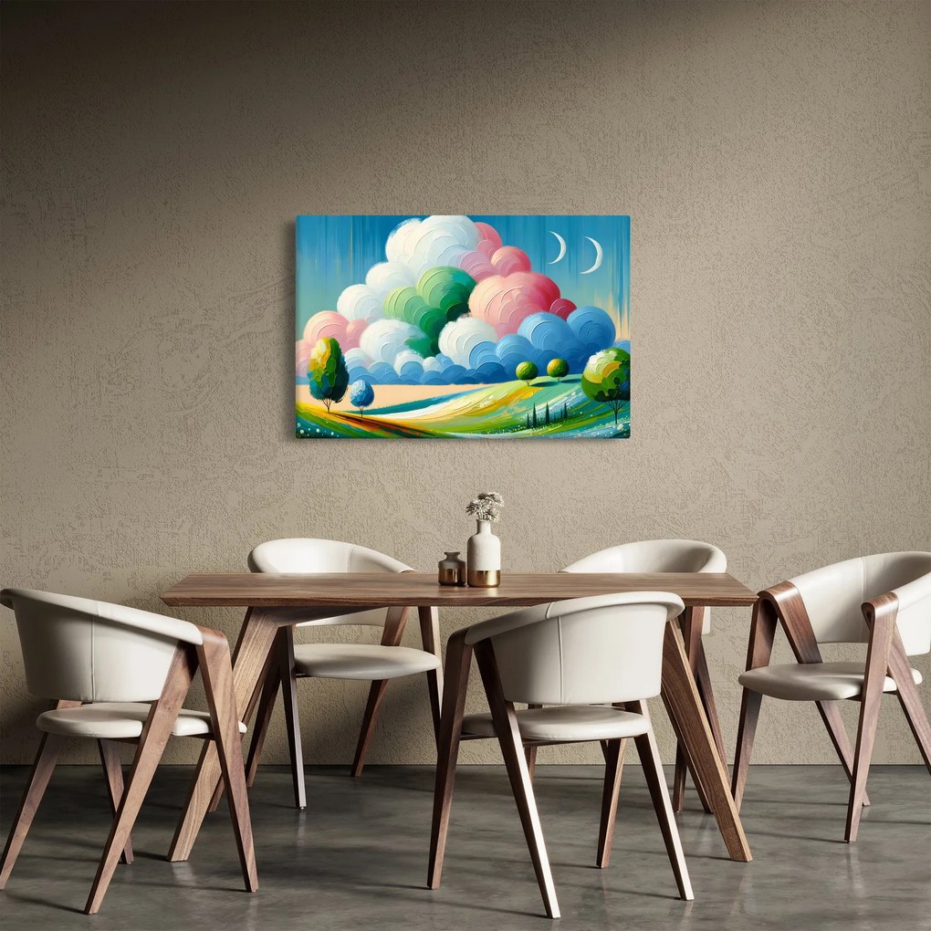 Tablou - Peisaj cu nor (90x60 cm)