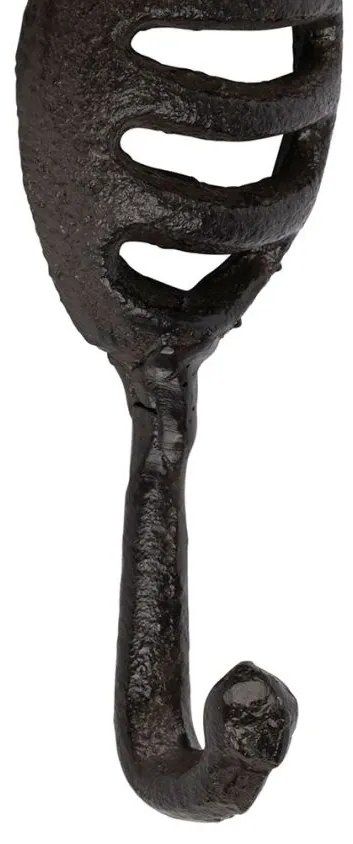 Cuier de perete decorativ, din metal, Abeille Brown