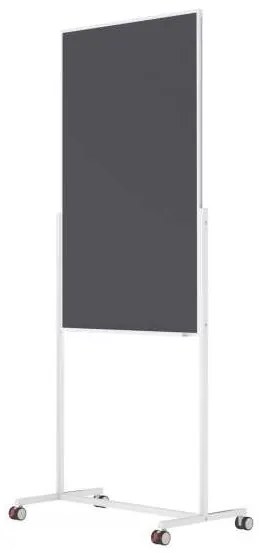 Tablă multifuncțională mobilă Magnetoplan Design 3în1, alb