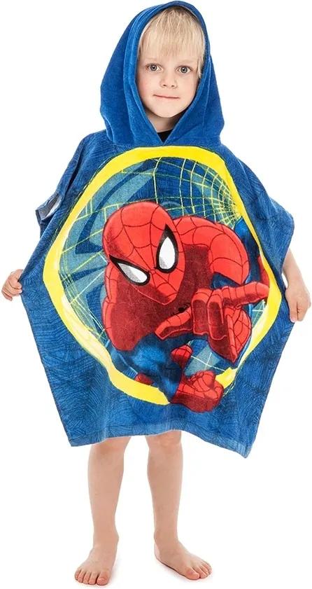 Poncho copii Spiderman, 60 x 120 cm