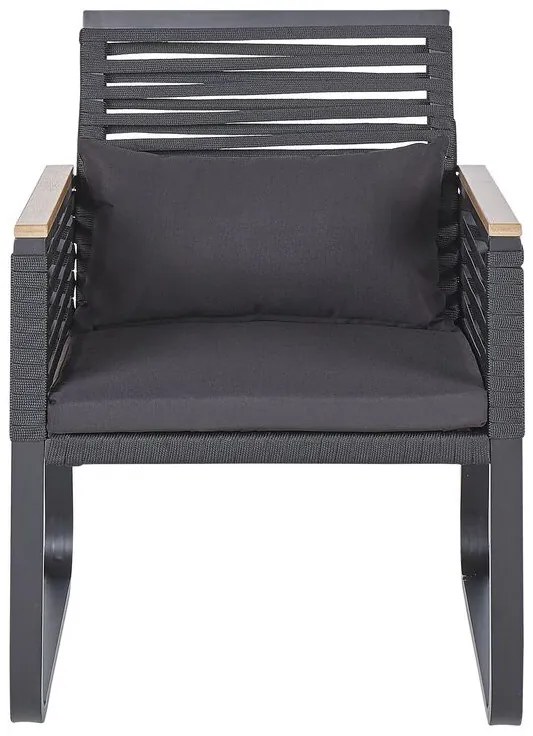 Set mobilier de grădină Carisa (negru). 1035691