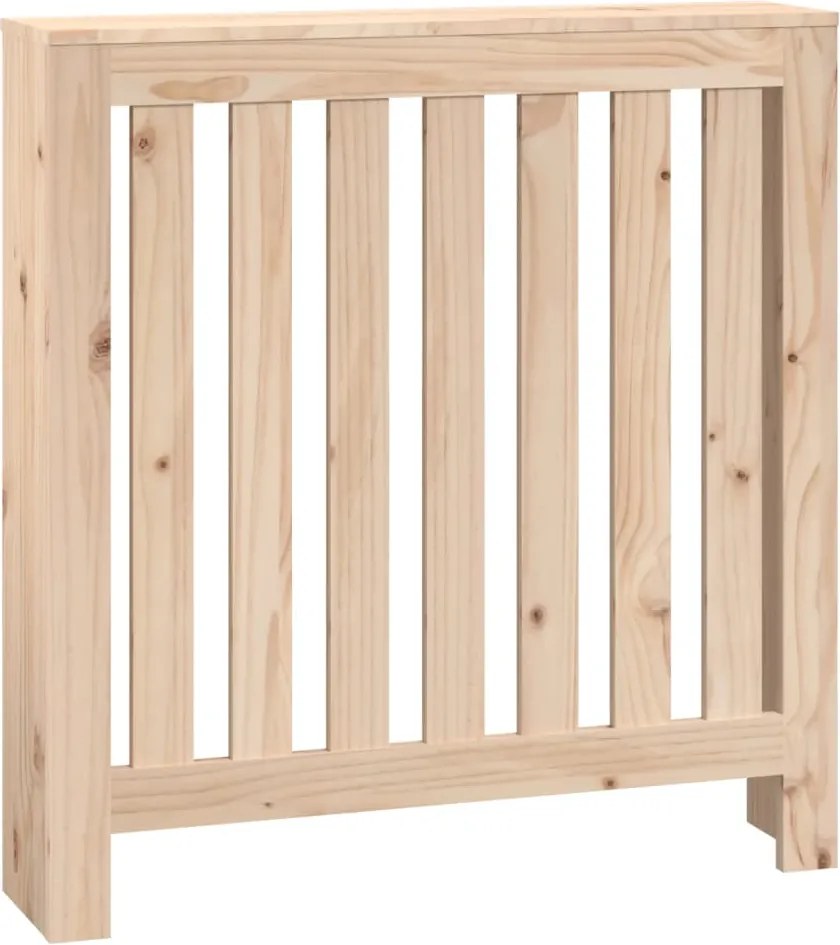 vidaXL Mască pentru calorifer, 79,5x19x84 cm, lemn masiv de pin