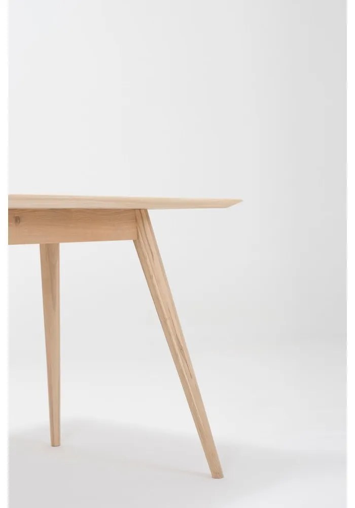 Masă de dining din lemn de stejar 80x80 cm Stafa – Gazzda