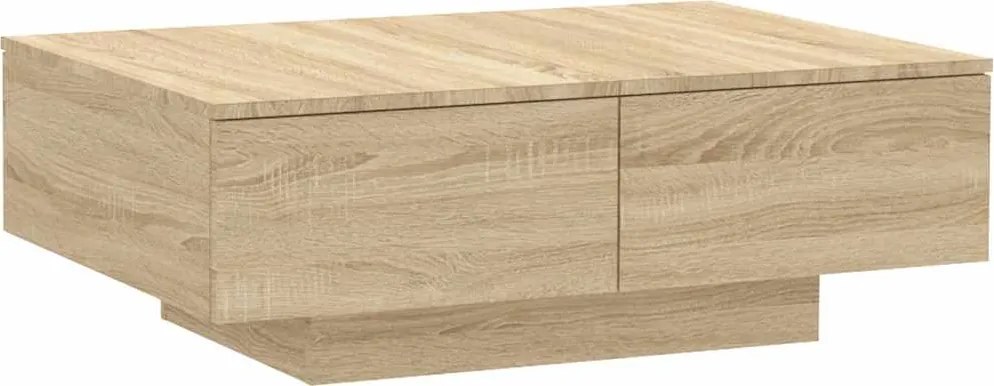vidaXL Măsuță de cafea, stejar sonoma, 90 x 60 x 31 cm, lemn prelucrat