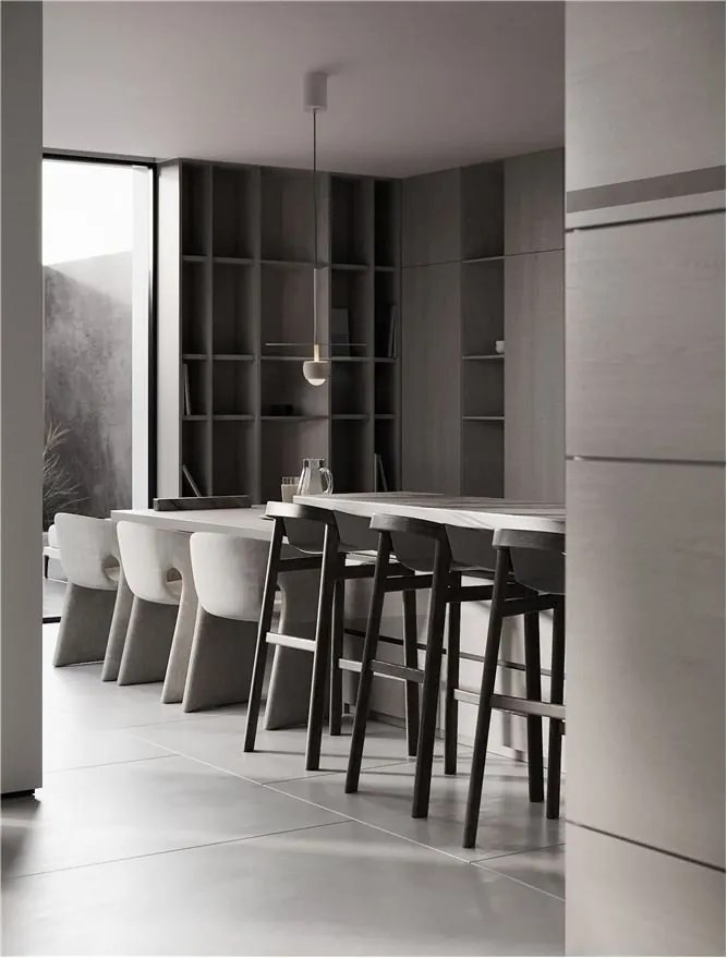 Pendul LED stil minimalist EDEM bej