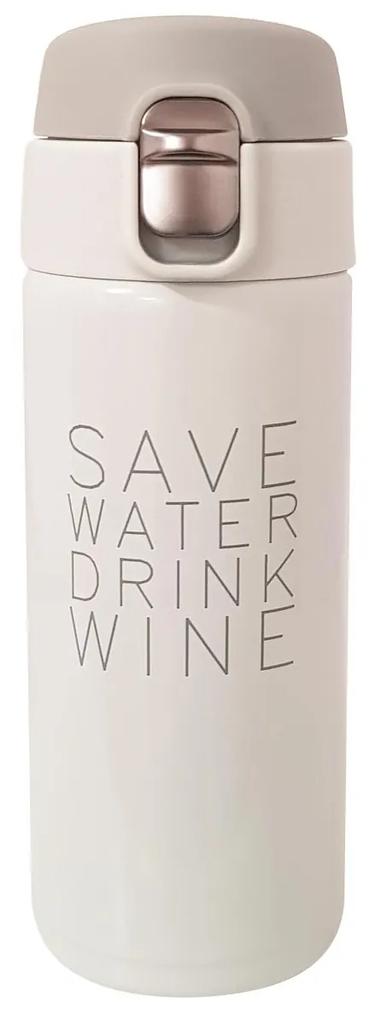 Termos Inox SAVE WATER DRINK WINE, 350 ML,