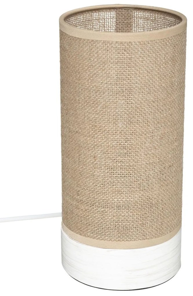 Lampă de noptieră cu o nuanță naturală