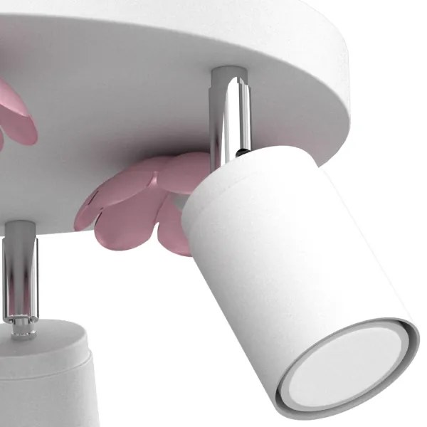 Spot FLOWER 3xGU10/8W/230V alb