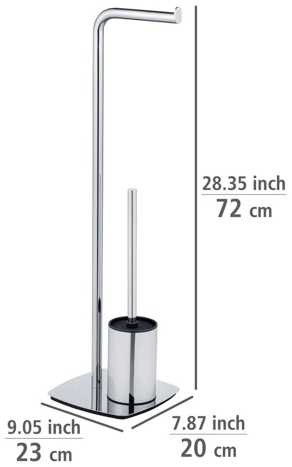 Suport pentru hârtie igienică din oțel inoxidabil Iria – Wenko