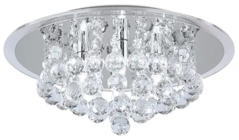 Plafonieră de cristal Orion DLU 2378/4/38 GLORIA 4xG9/40W/230V d. 38 cm crom