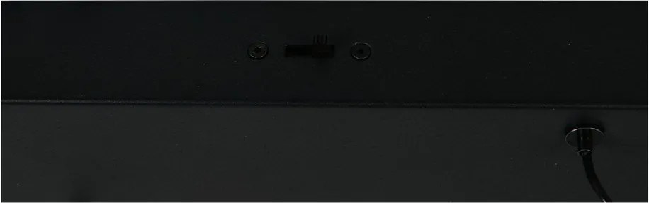 Lustră neagră/aurie LED cu intensitate reglabilă Melita – Trio