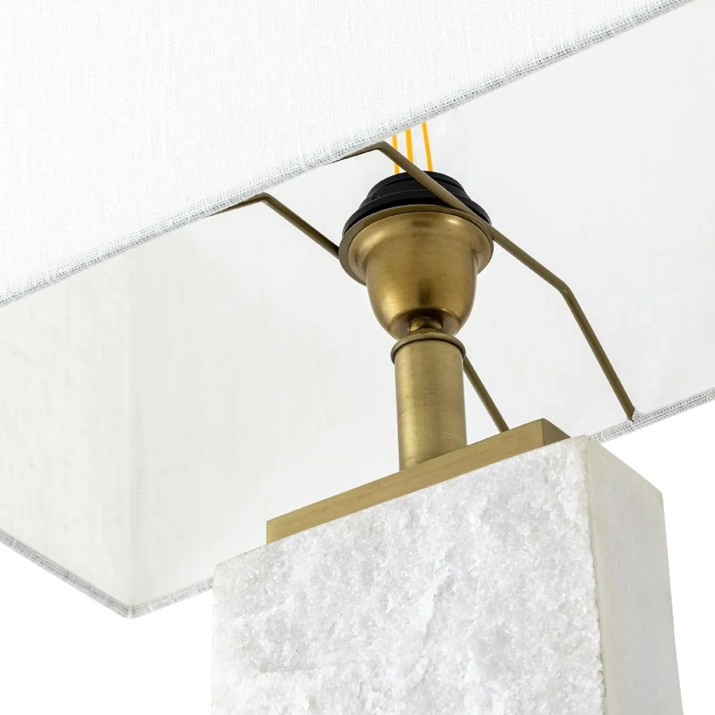 Lampadar, lampa de podea LUX cu baza din marmura Newton