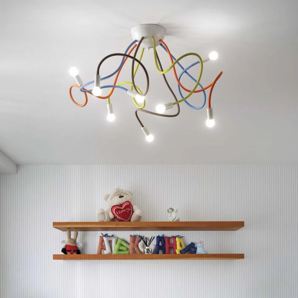 Plafoniera multicolora Multiflex Ideal-Lux PL8 -159010