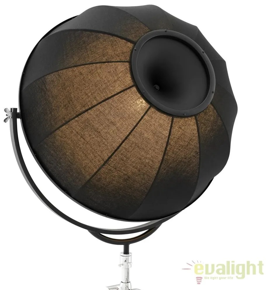 Lampadar cu trepied si abajur din tesatura Vertigo 110509 HZ