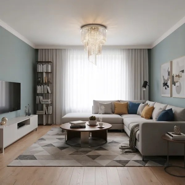 Lustră de cristal aplicată Ideal Lux CARLTON 12xE14/40W/230V crom