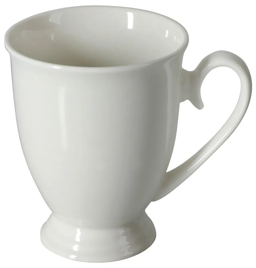 Cana cafea/ceai, portelan, 300 ml, alb, Diana