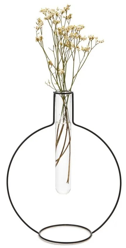 Vază Balvi Silhouette Round, negru