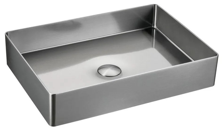 Sapho - Lavoar pentru blat AURUM 50x35 cm, inox periat