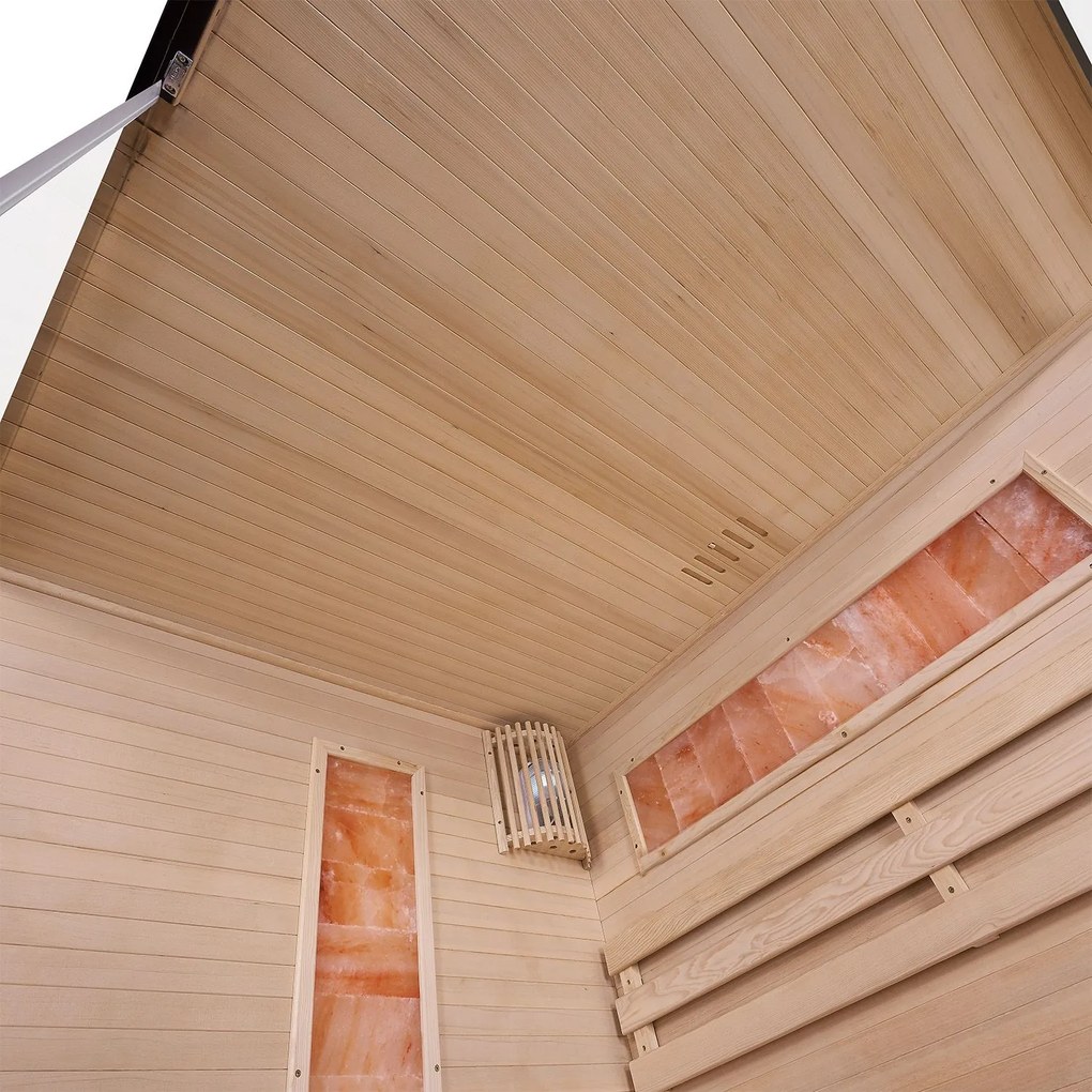 Vnútorná sauna Vantaa 175 so soľnými kameňmi